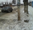 В Скопине «Жигули» влетели в опору ЛЭП