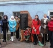 Скопинские волонтеры убрали памятные места
