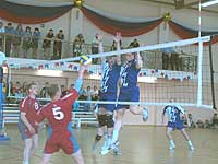 В Скопине прошли соревнования по волейболу ЦФО